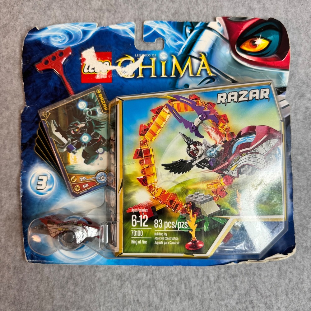 LEGO Legends of Chima Ring of Fire 70100 Razar Speedor Set New Sealed